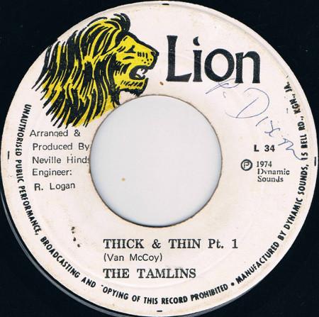 The Tamlins - Thick & Thin