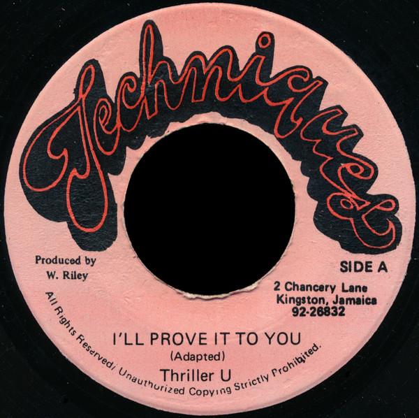 Thriller U - I'll Prove It To You