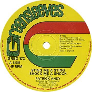 Tonto Irie, Patrick Andy - Sting Me A Sting Shock Me A Shock / Every Posse Get Ready