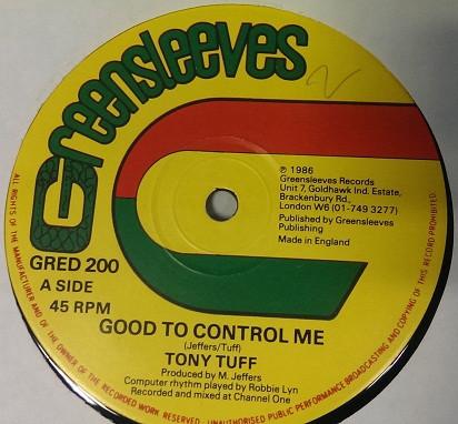 Tony Tuff - Good To Control Me