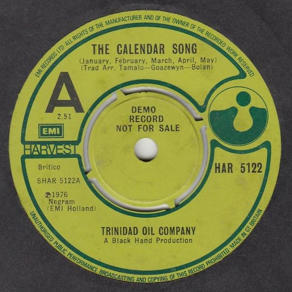 Trinidad Oil Company - The Calendar Song