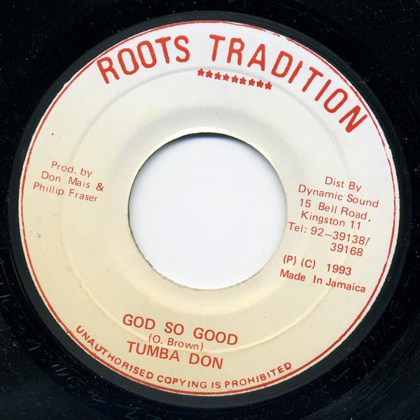 Tumba Don - God So Good