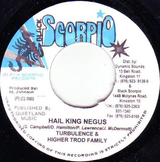 Turbulence (4), Higher Trod Family - Hail King Negus