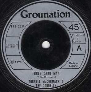 Turnell McCormack, The Cordells - Three Card Man
