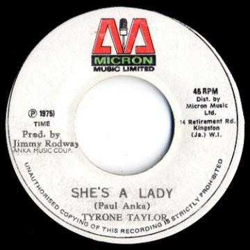 Tyrone Taylor - She's A Lady