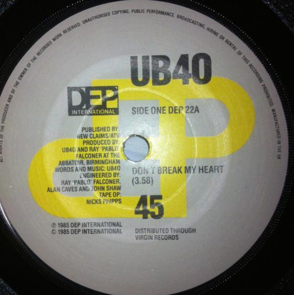 UB40 - Don't Break My Heart