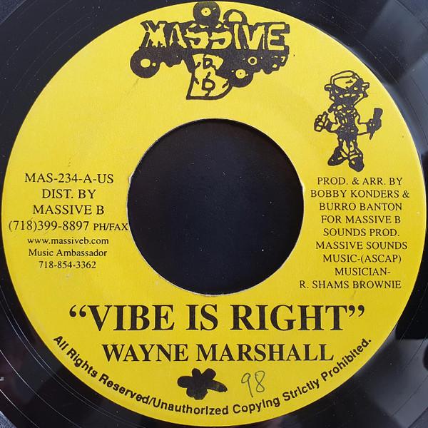 Wayne Marshall, Greg Hinds - Vibe Is Right / Fa Da Gal Dem