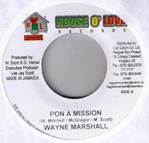 Wayne Marshall, Harry Toddler - Pon A Mission / Tek It Pass Them