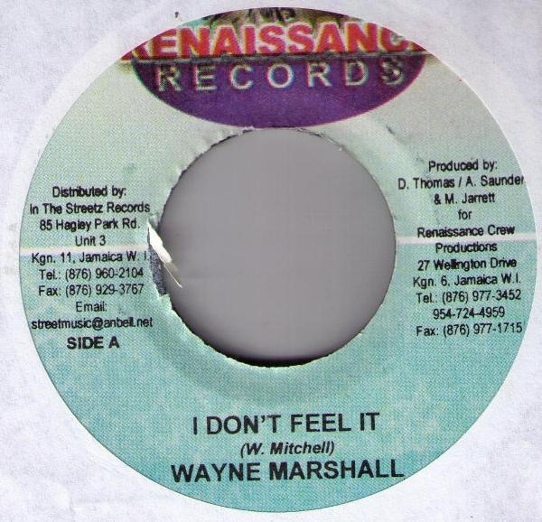 Wayne Marshall, Looga Man - I Don't Feel It / Huff And Puff