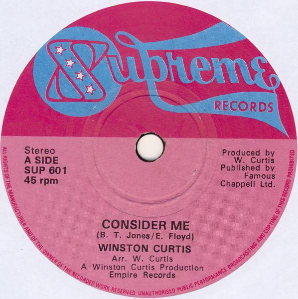 Winston Curtis - Consider Me