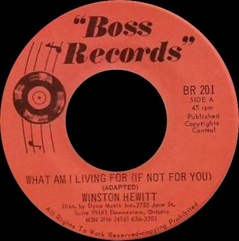 Winston Hewitt - What Am I Living For (If Not For You)