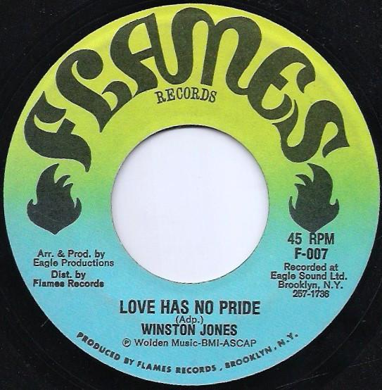 Winston Jones  - Love Has No Pride