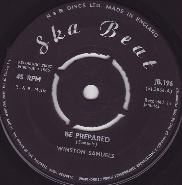 Winston Samuels - Be Prepared / Jericho Wall