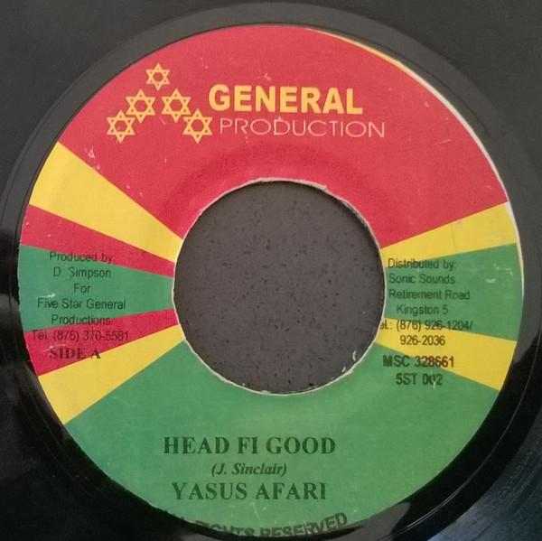 Yasus Afari, Richie Spice - Head Fi Good / Jokey Jokey